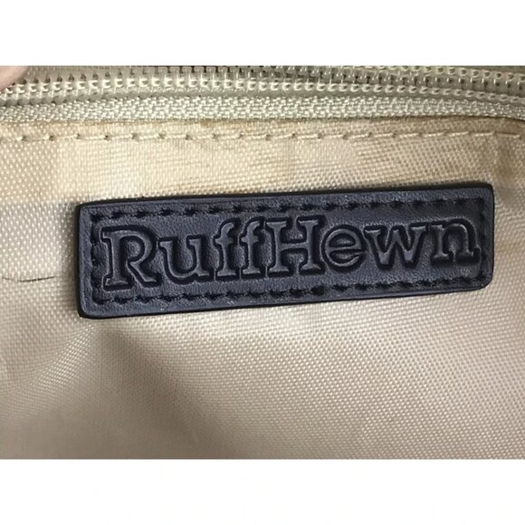 Ruff Hewn Womens Beige Shoulder Strap Inner Pocket Tote Bag With Pouch - Picture 8 of 8